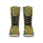 Outdoor Camping Pattern Print Winter Boots