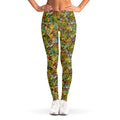 Outdoor Camping Pattern Print Women's Leggings
