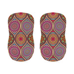 Oval Bohemian Mandala Patchwork Print Bar Stool Covers