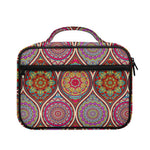 Oval Bohemian Mandala Patchwork Print Briefcase Bible Bag