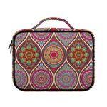 Oval Bohemian Mandala Patchwork Print Briefcase Bible Bag