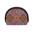 Oval Bohemian Mandala Patchwork Print Coin Purse