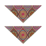 Oval Bohemian Mandala Patchwork Print Dog Bandana