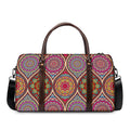 Oval Bohemian Mandala Patchwork Print Duffel Bag