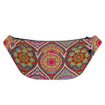 Oval Bohemian Mandala Patchwork Print Fanny Pack