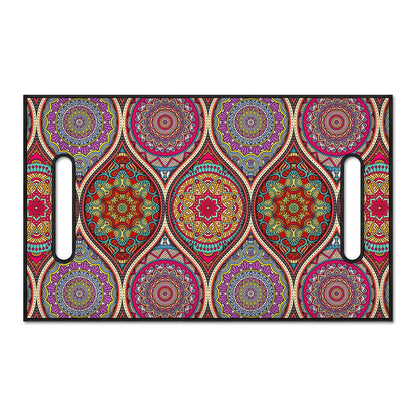Oval Bohemian Mandala Patchwork Print Golf Cart Seat Cover