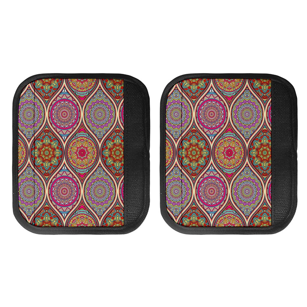 Oval Bohemian Mandala Patchwork Print Handle Covers