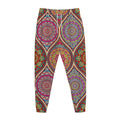 Oval Bohemian Mandala Patchwork Print Jogger Pants