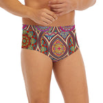 Oval Bohemian Mandala Patchwork Print Men's Briefs
