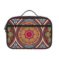 Oval Bohemian Mandala Patchwork Print Portable Lunch Bag