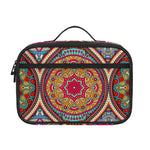 Oval Bohemian Mandala Patchwork Print Portable Lunch Bag
