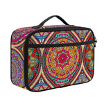Oval Bohemian Mandala Patchwork Print Portable Lunch Bag