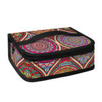 Oval Bohemian Mandala Patchwork Print Small Lunch Bag