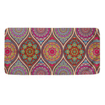 Oval Bohemian Mandala Patchwork Print Towel
