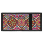 Oval Bohemian Mandala Patchwork Print Trifold Wallet