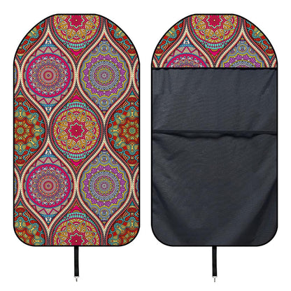 Oval Bohemian Mandala Patchwork Print Waterproof Car Seat Cover