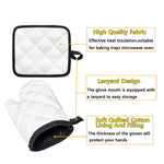 Atheris Nitschei Snake Print Oven Mitt And Pot Holder Set