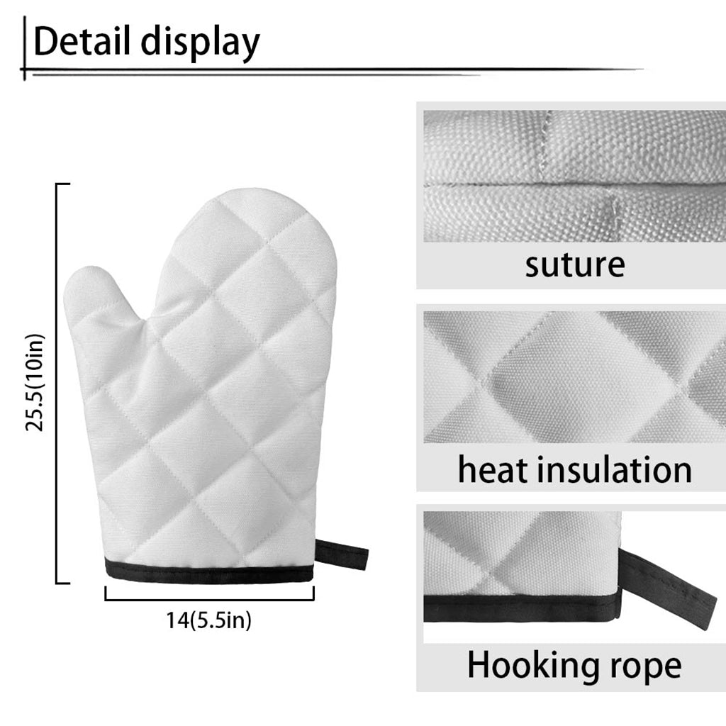 Constellation Galaxy Space Print Oven Mitts