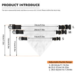 Hockey Stick And Puck Pattern Print Over The Collar Dog Bandana