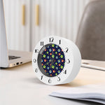 Owl And Star Pattern Print Alarm Clock