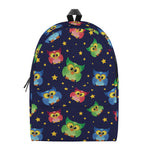 Owl And Star Pattern Print Backpack