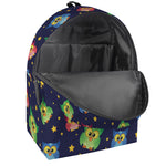 Owl And Star Pattern Print Backpack