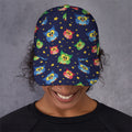 Owl And Star Pattern Print Baseball Cap