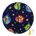 Owl And Star Pattern Print Basketball