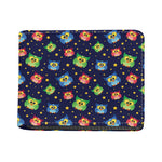 Owl And Star Pattern Print Bifold Wallet