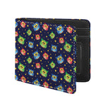 Owl And Star Pattern Print Bifold Wallet