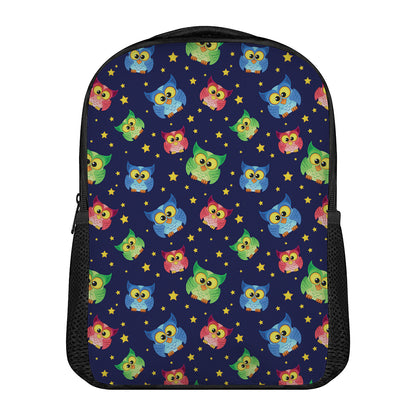 Owl And Star Pattern Print Casual Backpack