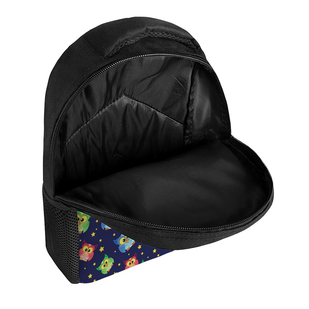 Owl And Star Pattern Print Casual Backpack