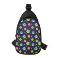 Owl And Star Pattern Print Sling Bag