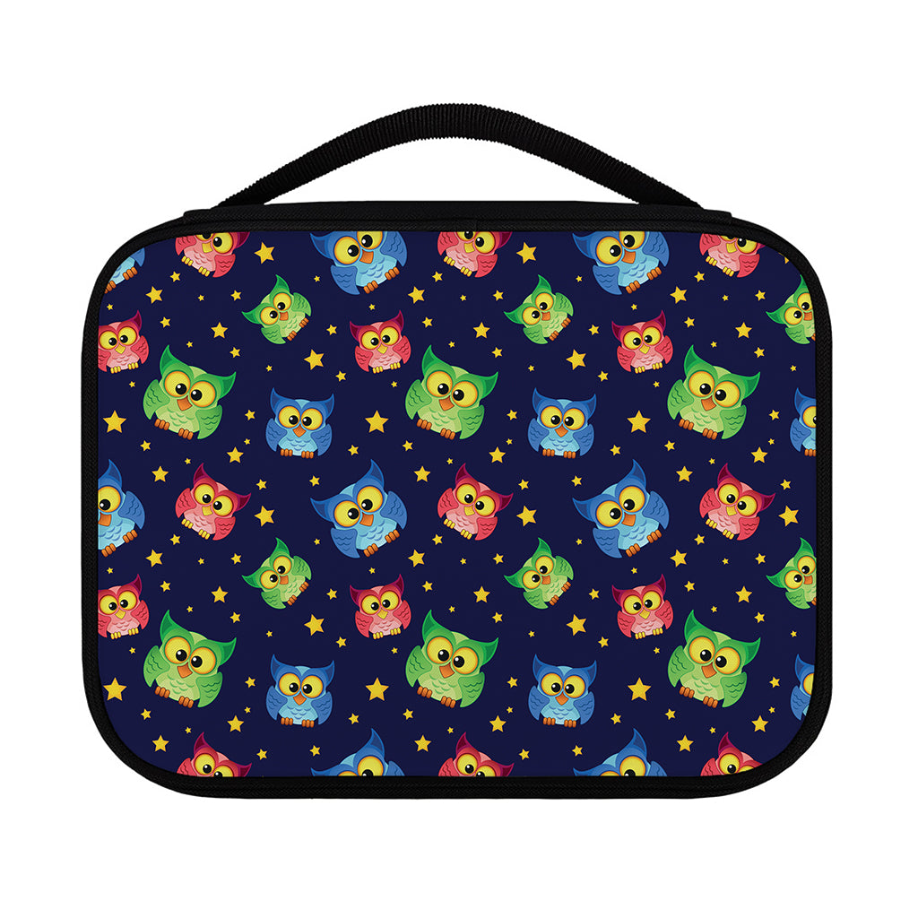 Owl And Star Pattern Print Classic Bible Case