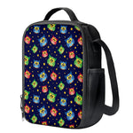 Owl And Star Pattern Print Crossbody Lunch Bag