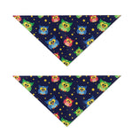 Owl And Star Pattern Print Dog Bandana