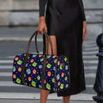 Owl And Star Pattern Print Duffle Bag