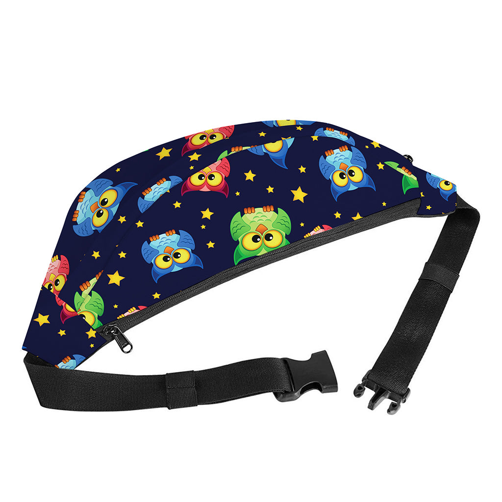 Owl And Star Pattern Print Fanny Pack