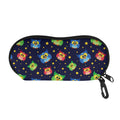 Owl And Star Pattern Print Glasses Case
