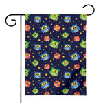 Owl And Star Pattern Print House Flag