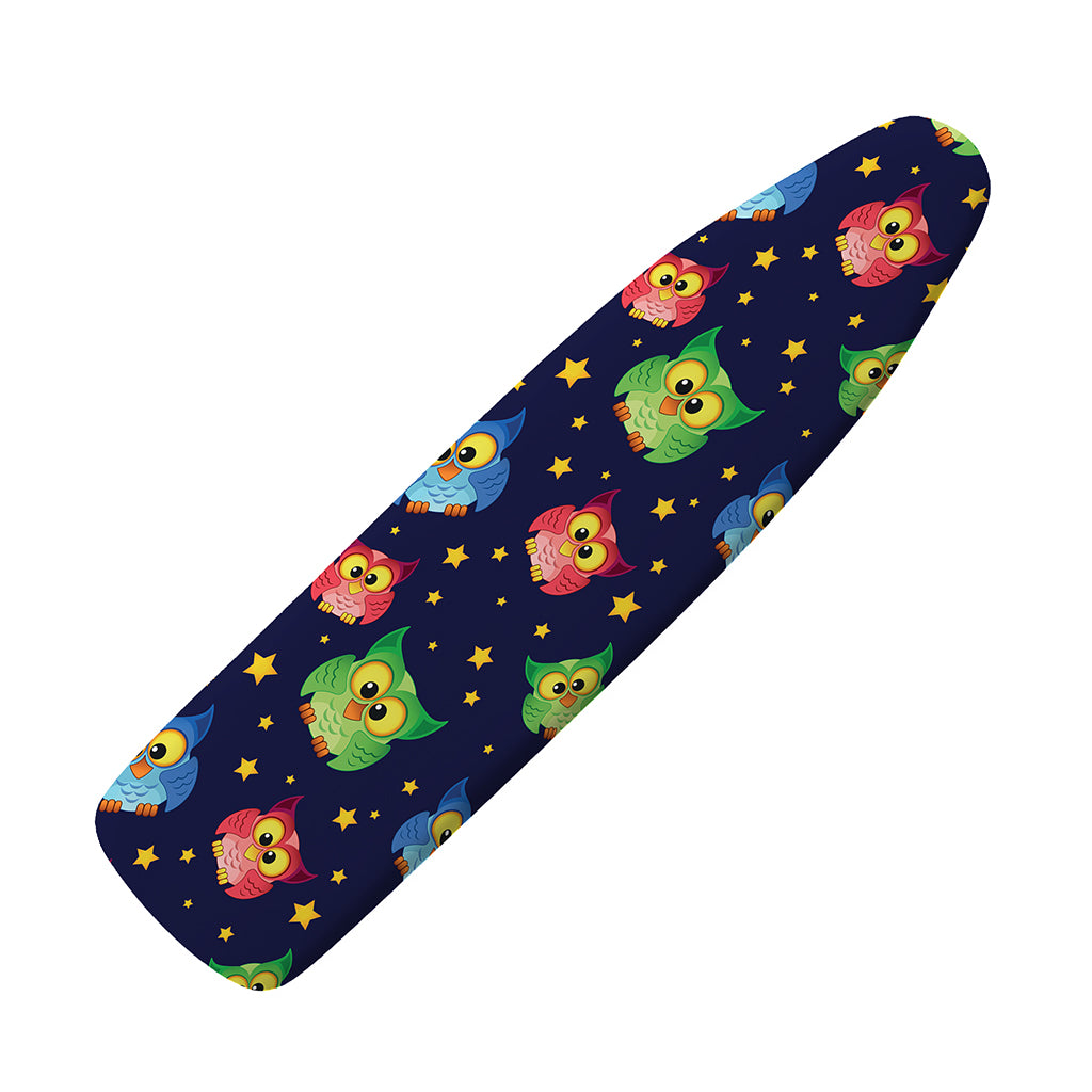 Owl And Star Pattern Print Ironing Board Cover
