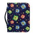 Owl And Star Pattern Print Leather Bible Cover