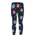 Owl And Star Pattern Print Men's Leggings