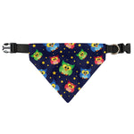 Owl And Star Pattern Print Over The Collar Dog Bandana