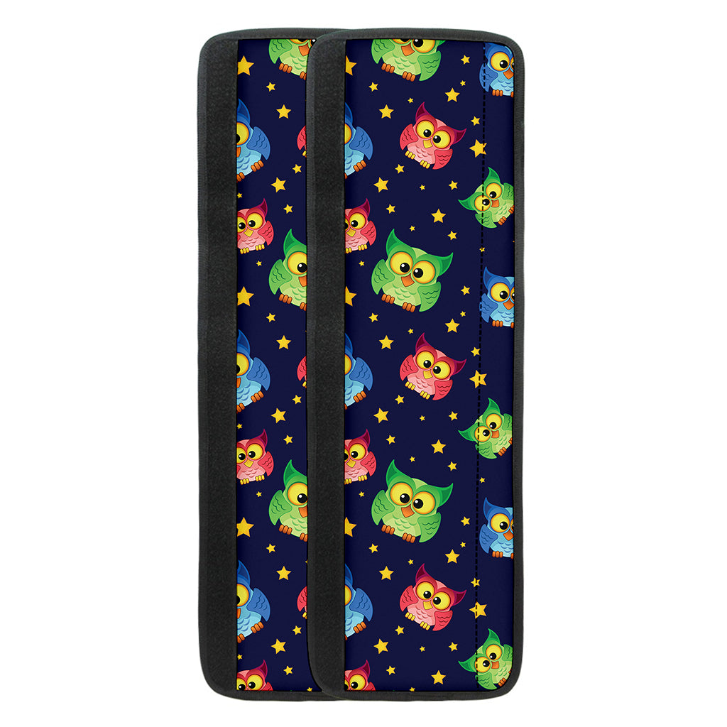 Owl And Star Pattern Print Refrigerator Handle Covers