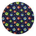 Owl And Star Pattern Print Round Blanket