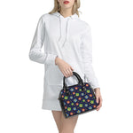 Owl And Star Pattern Print Shoulder Handbag