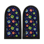 Owl And Star Pattern Print Skillet Handle Cover
