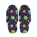 Owl And Star Pattern Print Slippers
