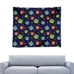 Owl And Star Pattern Print Tapestry